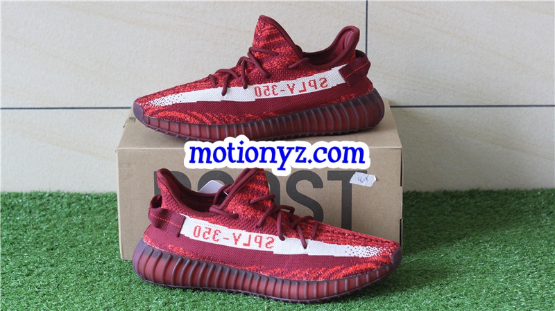 Adidas Yeezy Boost 350 V2 Teach Red Custom